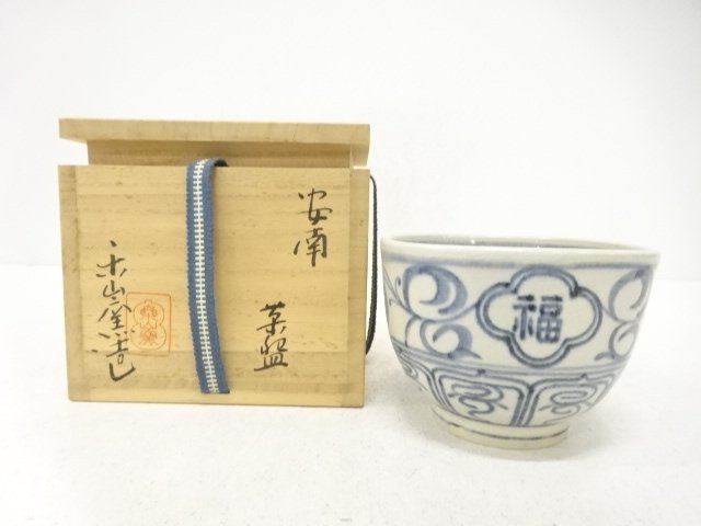 JAPANESE COLLECTIBLE / RAKUZAN-Zō ANNAN-DE TEA BOWL
